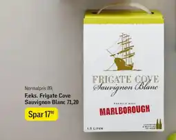 Føtex F.eks. frigate cove sauvignon blanc tilbud