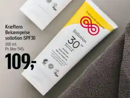 Føtex Kræftens bekæmpelse sollotion SPF30 tilbud