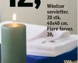 Føtex Windsor servietter tilbud