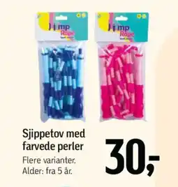 Føtex Sjippetov med farvede perler tilbud