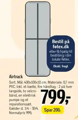 Føtex Airtrack tilbud