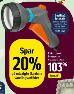 Føtex F.eks. classic brusepistol tilbud