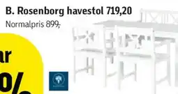 Føtex Rosenborg havestol tilbud