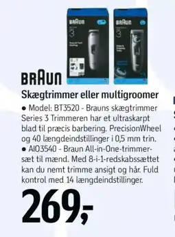 Føtex Skægtrimmer eller multigroomer tilbud