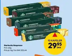 BorderShop Starbucks Nespresso tilbud