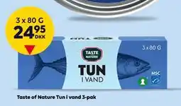 BorderShop Taste of Nature Tun i vand 3-pak tilbud
