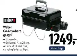 Føtex Weber Go-Anywhere gasgrill tilbud