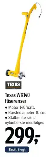 Føtex Texas WR140 fliserenser tilbud