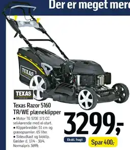 Føtex Texas Razor 5160 TR/WE plæneklipper tilbud