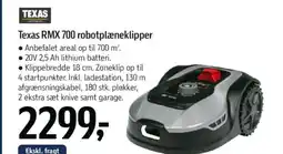 Føtex Texas RMX 700 robotplæneklipper tilbud