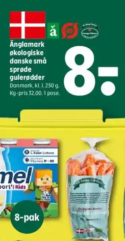 Coop 365 Änglamark økologiske danske små sprøde gulerødder tilbud