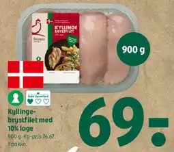 Coop 365 Kyllingebrystfilet med 10% lage tilbud