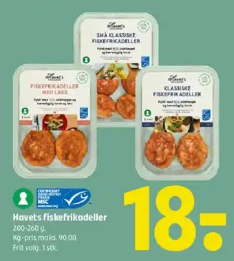 Coop 365 Havets fiskefrikadeller tilbud