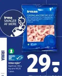 Coop 365 Irmas Grønlandske rejer tilbud