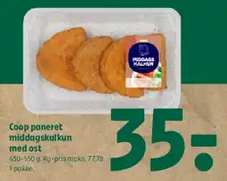Coop 365 Coop paneret middagskalkun med ost tilbud