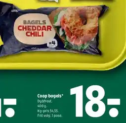 Coop 365 Bagels Cheddar Chili tilbud