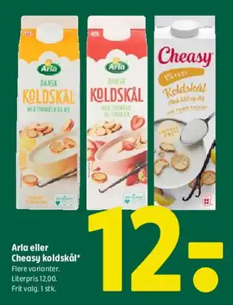 Arla eller Cheasy koldskål