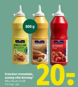 Coop 365 Graasten remoulade, sennep eller ketchup tilbud