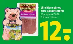 Coop 365 Lille Bjørn pålæg eller kalkunsalami tilbud