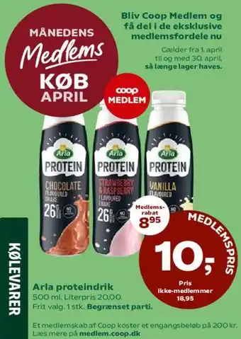 Coop 365 Arla proteindrik tilbud