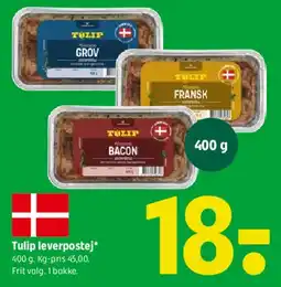 Coop 365 Tulip leverpostej tilbud