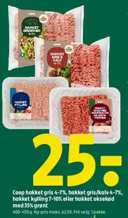 Coop 365 Coop hakket tilbud