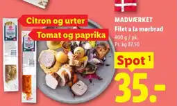 Lidl MADVÆRKET Filet a la mørbrad tilbud