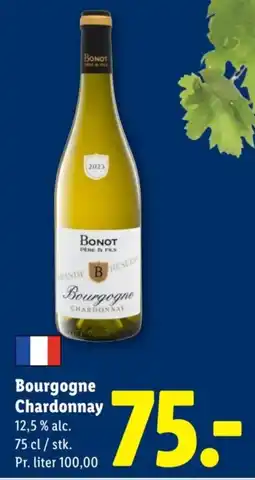Lidl Bourgogne chardonnay tilbud