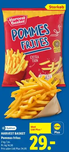 Lidl HARVEST BASKET Pommes frites tilbud