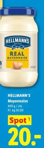 Lidl HELLMANN'S Mayonnaise tilbud