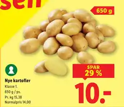 Lidl Nye kartofler tilbud