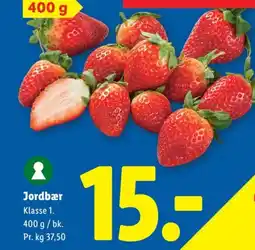 Lidl Jordbær tilbud