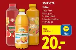 Lidl SOLEVITA Juice tilbud