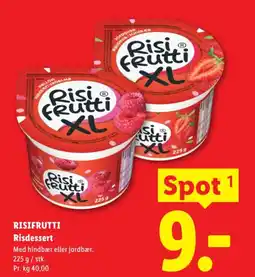 Lidl RISIFRUTTI Risdessert tilbud