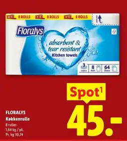 Lidl FLORALYS Køkkenrulle tilbud