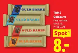 Lidl TOMS Guldbarre tilbud