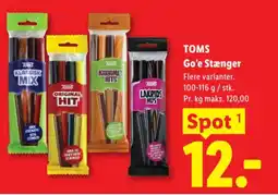 Lidl TOMS Go'e stænger tilbud