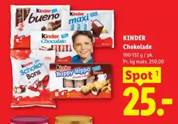 Lidl KINDER Chokolade tilbud