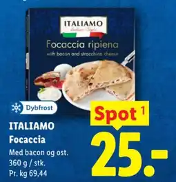 Lidl ITALIAMO Focaccia tilbud