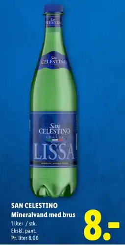 Lidl SAN CELESTINO Mineralvand med brus tilbud