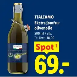 Lidl ITALIAMO Ekstra jomfru- olivenolie tilbud