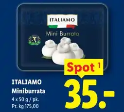 Lidl ITALIAMO Miniburrata tilbud