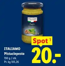 Lidl ITALIAMO Pistaciepesto tilbud