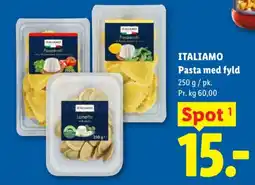Lidl ITALIAMO Pasta med fyld tilbud