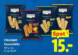 Lidl ITALIAMO Focacciakiks tilbud