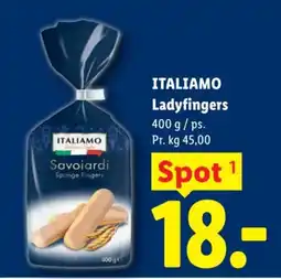 Lidl ITALIAMO Ladyfingers tilbud