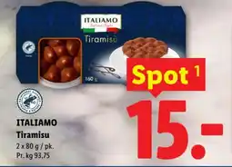 Lidl ITALIAMO Tiramisu tilbud