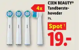 Lidl CIEN BEAUTY 4x Tandbørste- hoveder tilbud