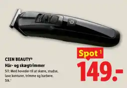 Lidl CIEN BEAUTY Hår- og skægtrimmer tilbud