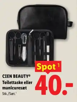 Lidl CIEN BEAUTY Toilettaske eller manicuresæt tilbud